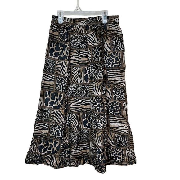 Vintage Anna And Frank 100% Silk Skirt Size Petite Small - Picture 5 of 6